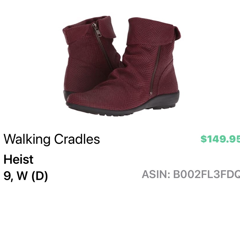 Walking Cradles boots 9W
